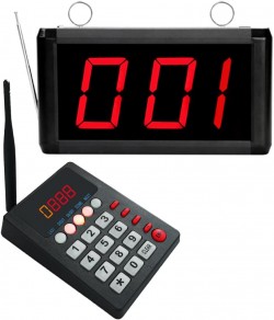 WIRELESS CALLING SYSTEM QUEUE NUMBER DISPLAY
