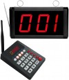 WIRELESS CALLING SYSTEM QUEUE NUMBER DISPLAY