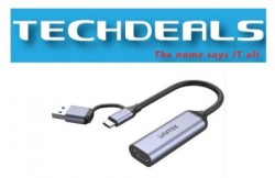 Unitek HDMI to USB-C/A Video Capture Card (V1167A)