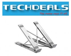 Unitek D1137AGY01 USB-C Foldable Laptop Stand W/Dock (D1137A