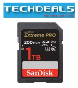 SanDisk 1TB Extreme PRO UHS-I U3 V30 4K UHD SDXC