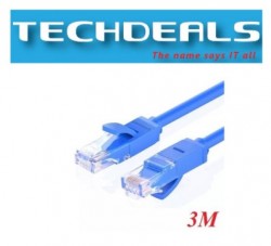 Ugreen 11203 Cat6 Lan Cable 3mtr Blue (NM102-11203)