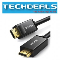 Ugreen 10202 DP M to HDMI M Cable 2mtr (DP101-10202)