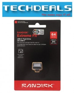 Sandisk SDCZ530-064GB Extreme Fit USB-C Black