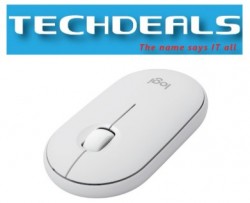 Logitech Pebble Mouse 2 M350s Bluetooth Slim White (910-0069