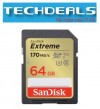 Sandisk SDSDXV2-064GB Extreme SDXC UHS-I R170M