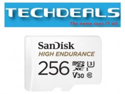 Sandisk SDSQQNR-256G High Endurance MicroSDXC Card