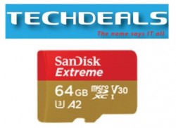 Sandisk SDSQXAH-064GB Extreme MicroSDXC UHS-I R170