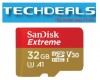 Sandisk SDSQXAF-032GB Extreme A1 MicroSDHC 100MB/s