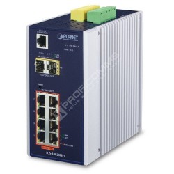 PLANET IGS-10020HPT IP30 Industrial L2+/L4 8-Port 1000T 802.