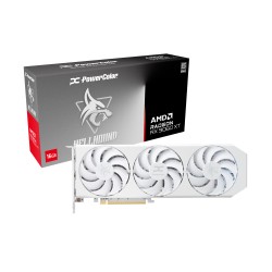 Powercolor RX9060XT 16G-L/OC/WHITE Hellhound Spectral White