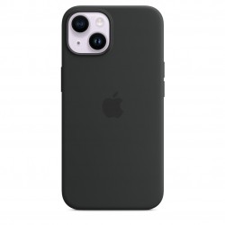 APPLE MW5R3FE/A iPhone 14 Silicone Case with MagSafe - Midni