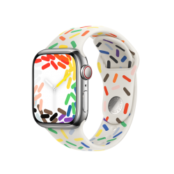 APPLE MUQ13FE/A 41mm Pride Edition Sport?Band - S/M
