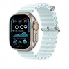 APPLE MXTF3FE/A 49mm Ice?Blue Ocean?Band - Natural Titanium 