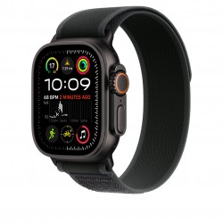 APPLE MXTQ3FE/A 49mm Black Trail?Loop?-?S/M - Natural Titani