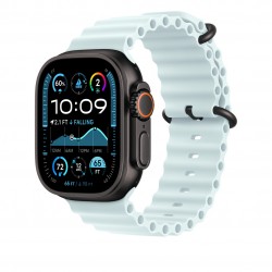 APPLE MYP83FE/A 49mm Ice?Blue Ocean?Band - Black Titanium Fi