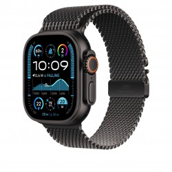 APPLE MXKF3FE/A 49mm Black Titanium Milanese Loop - Small