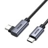 UNITEK C14123BK-3M 3M,  90? L-Shape USB-C Male to Male PD 10