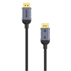 UNITEK C1628GY01-1.5M 1.5M,  DP1.4 Male To Male Cable (8K), 
