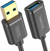 UNITEK Y-C457GBK 1M,  USB3.0 Type-A (M) to Type-A (F) Cable