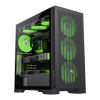 GameMax Lion Blade M-ATX Black Chassis,0.8/1.0mm Steel Top/f
