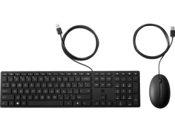 HP Wired Desktop 320MK Mouse and Keyboard 9SR36AA