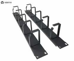 Vertiv 1230864 2U-horizontal metal cable manager, 19" Rack m