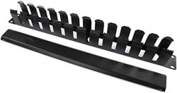 Vertiv 1230867 1U-Plastic Horizontal Cable Ring, 19" Rack mo