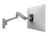 Ergotron 45-505-026 MXV WALL MONITOR ARM (POLISHED ALUMINUM)