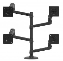 Ergotron 98-130-224 LX Dual Stacking Arm, Extension and Coll