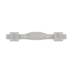 Ergotron 98-650-251 CAREFIT? COMBO DUAL MONITOR KIT, SNOW