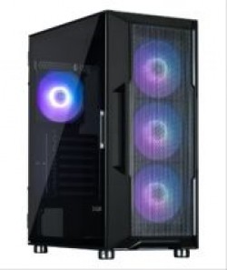  ZALMAN P40 DS BLK ATX MID TOWER CHASSIS, 4*120mm ARGB FAN