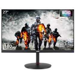 ACER XV275U V3 BLK 27" WQHD (IPS) MONITOR 180Hz
