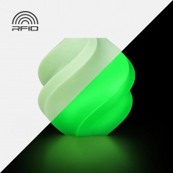 Bambu PLA Glow - Glow Green-with Bambu Reusable Spool BAM-A1