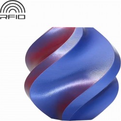 Bambu PLA Silk - Midnight Blaze (Blue-Red) - with Bambu Reus
