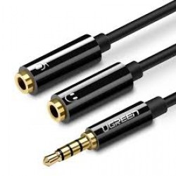 UGREEN AV141-30620 3.5mm Male to Dual 3.5mm Female Headset S