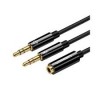 UGREEN AV140-20899 Premium 3.5mm Male to 2 x 3.5mm Female Sl