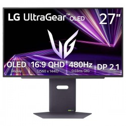 LG 27GX790A-B QHD OLED 480Hz 0.03ms HDR400 HAS 