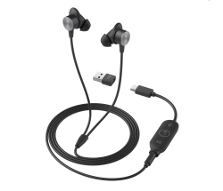 Logitech 981-001094 Logi Zone Wired Earbuds Teams - GRAPHITE