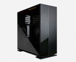 INWIN 315 BLACK 3 SIDED TEMPERED GLASS SEE-THRU DESIGN