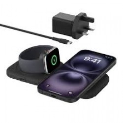 BELKIN QI2 2-IN-1 FOLDABLE WIRELESS CHR PAD WIZ026myBK