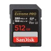 SanDisk Extreme Pro SDXC, 512GB, V60, U3, C10, UHS-II, 280MB
