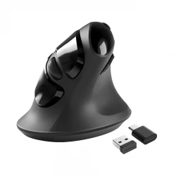 MicroPack Ergo Life RF 2.4G Wireless Ergo Mouse - Black MP-V
